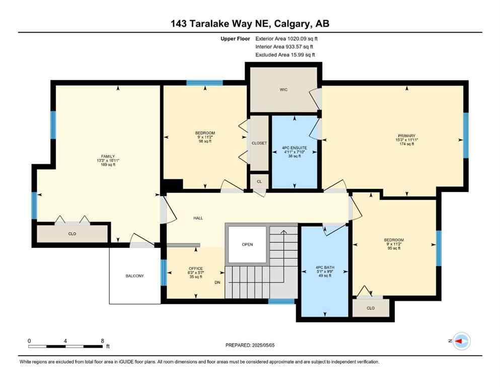 MLS® A2251752 - 143 Taralake Way NE in Taradale Calgary, Residential