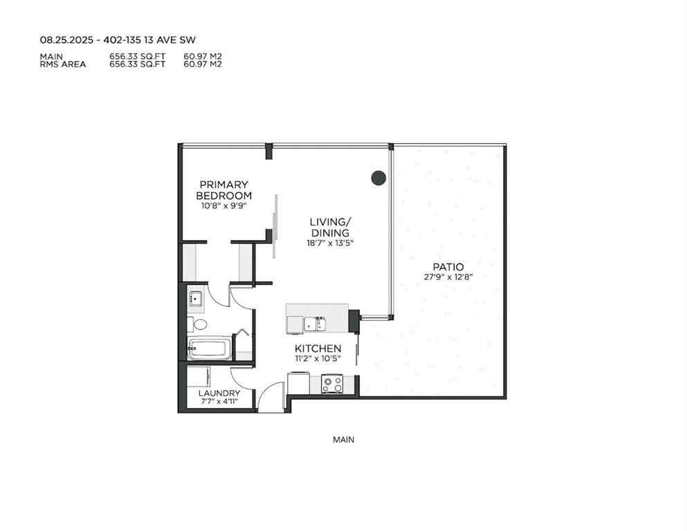 MLS® A2251808 - Unit #402 135 13 Avenue SW in Beltline Calgary, Residential