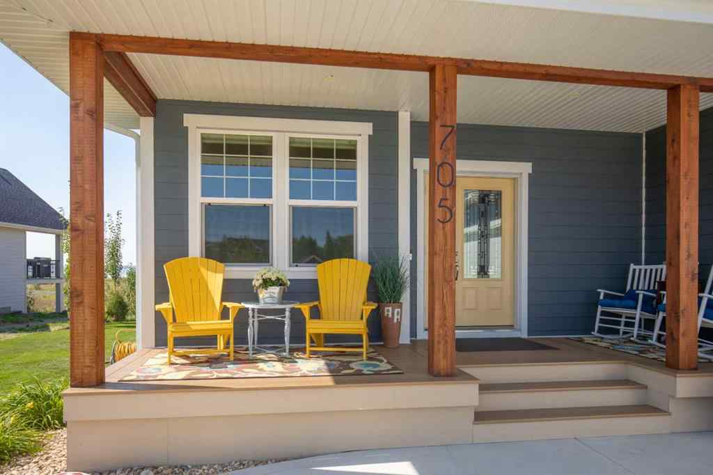 MLS® A2251813 - 705 Bridgeview Road  in Meridian Beach Rural Ponoka County, Residential