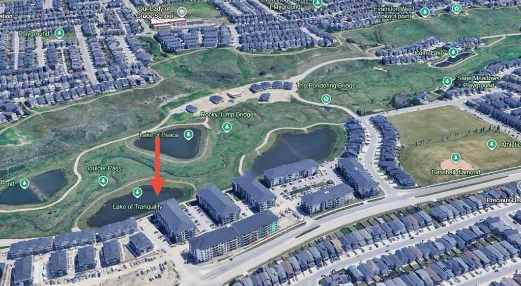 MLS® A2251825 - Unit #4406 15 Sage Meadows Landing NW in Sage Hill Calgary, Residential