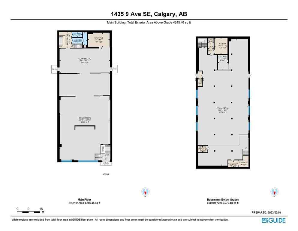 MLS® A2251839 - 1435 9 Avenue SE in Inglewood Calgary, Commercial