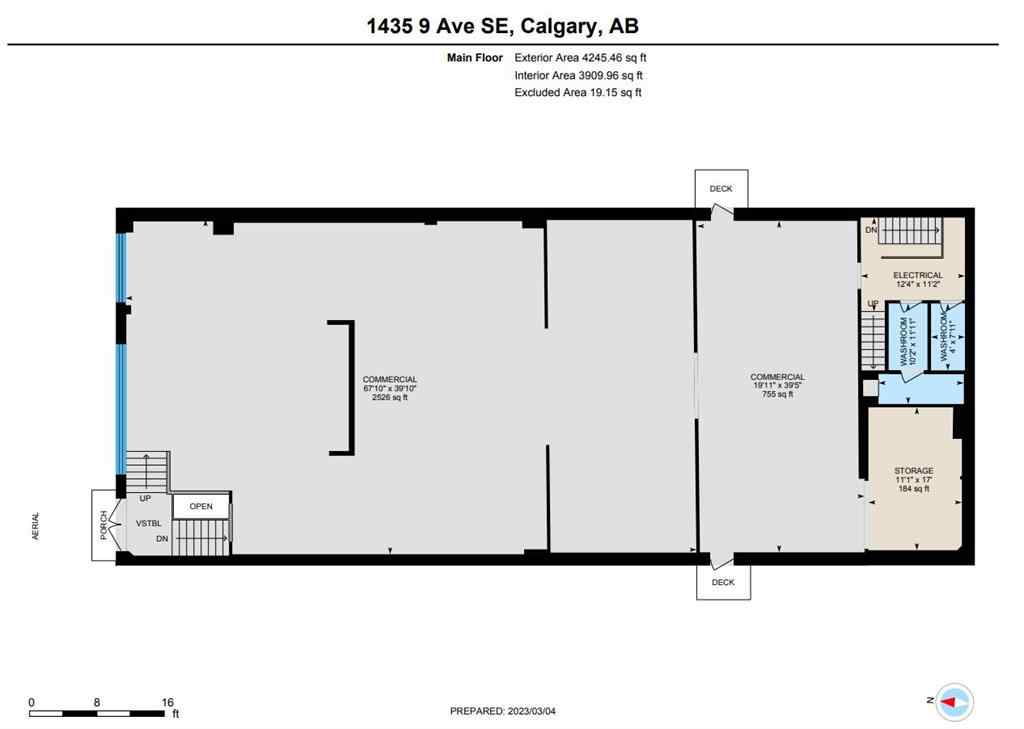 MLS® A2251839 - 1435 9 Avenue SE in Inglewood Calgary, Commercial