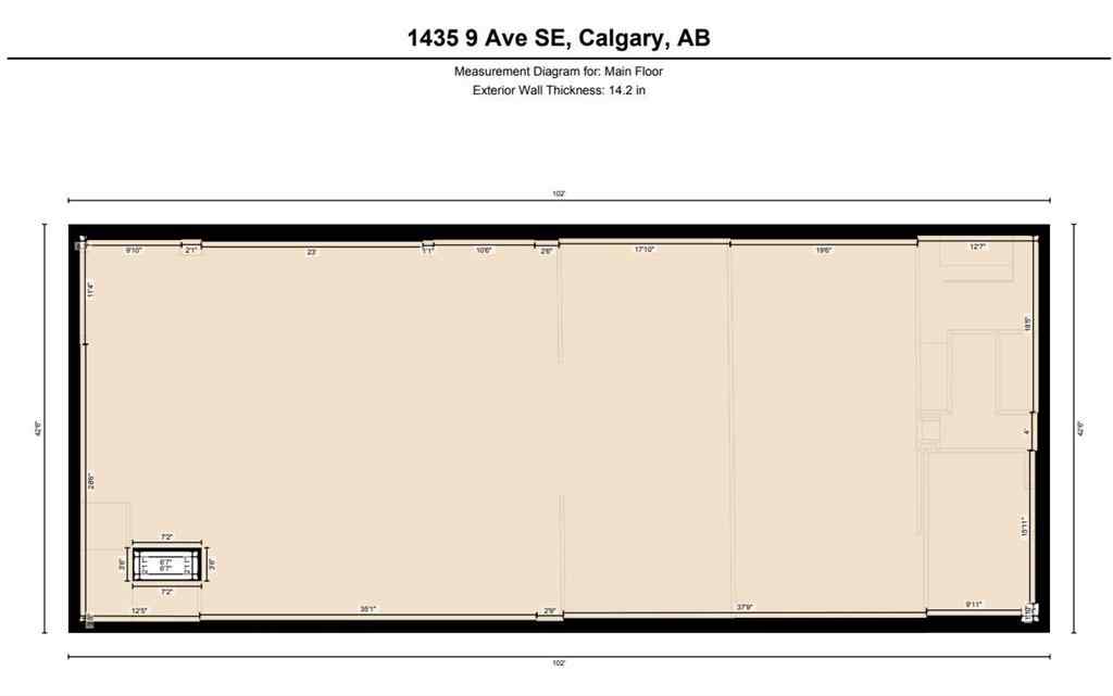 MLS® A2251839 - 1435 9 Avenue SE in Inglewood Calgary, Commercial