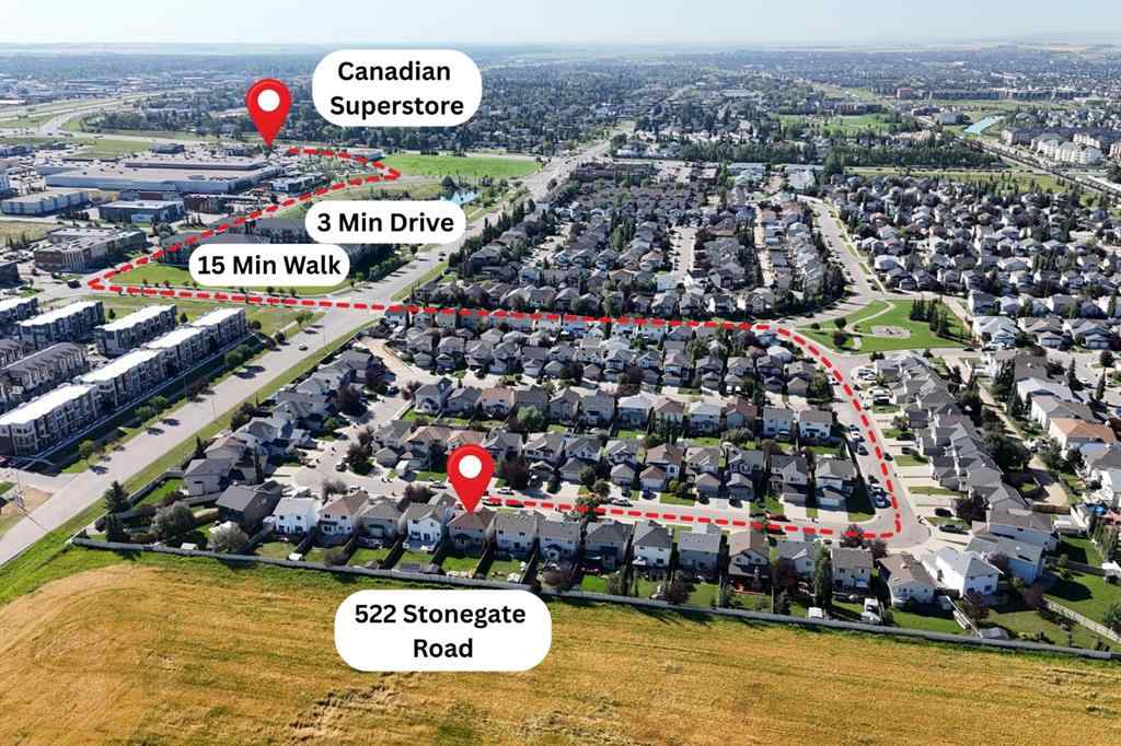 MLS® A2251886 - 522 Stonegate Road NW in Stonegate Airdrie, Residential