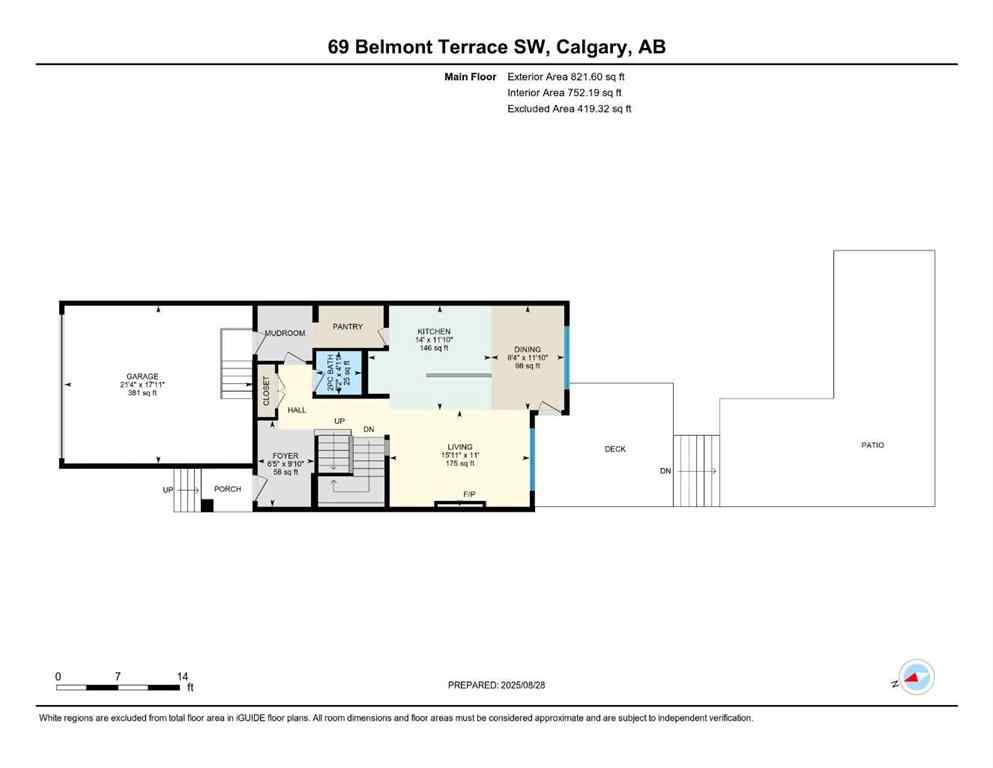 MLS® A2251891 - 69 Belmont Terrace SW in Belmont Calgary, Residential
