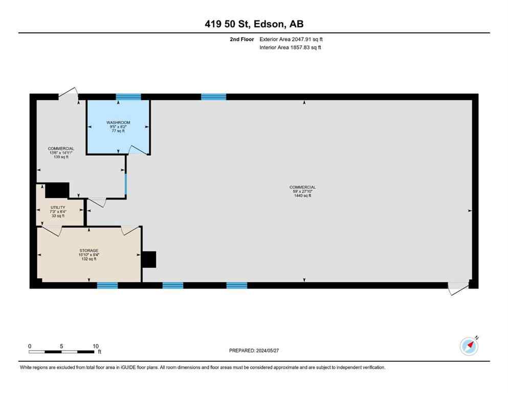 MLS® A2252006 - 419 50 Street  in NONE Edson, Commercial