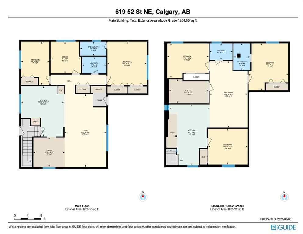 MLS® A2252057 - 619 52 Street NE in Marlborough Calgary, Residential