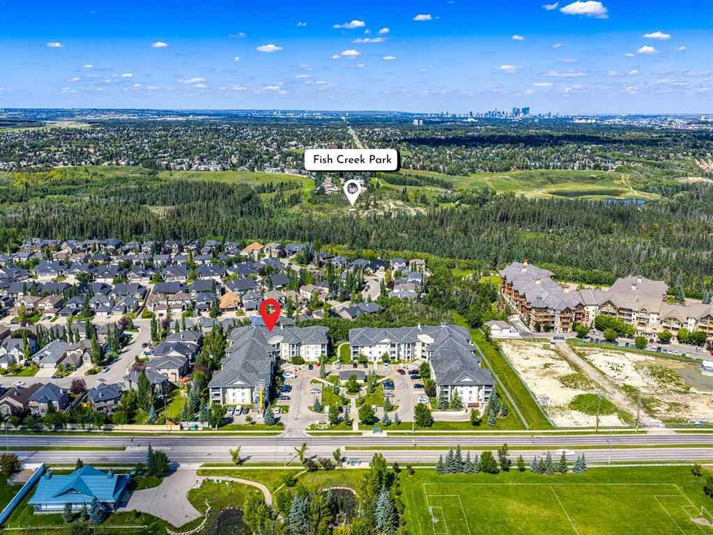 MLS® A2252109 - Unit #1206 2518 Fish Creek Boulevard SW in Evergreen Calgary, Residential