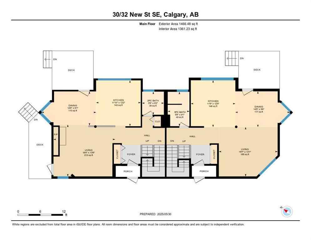 MLS® A2252120 - 30 & 32 New Street SE in Inglewood Calgary, Residential