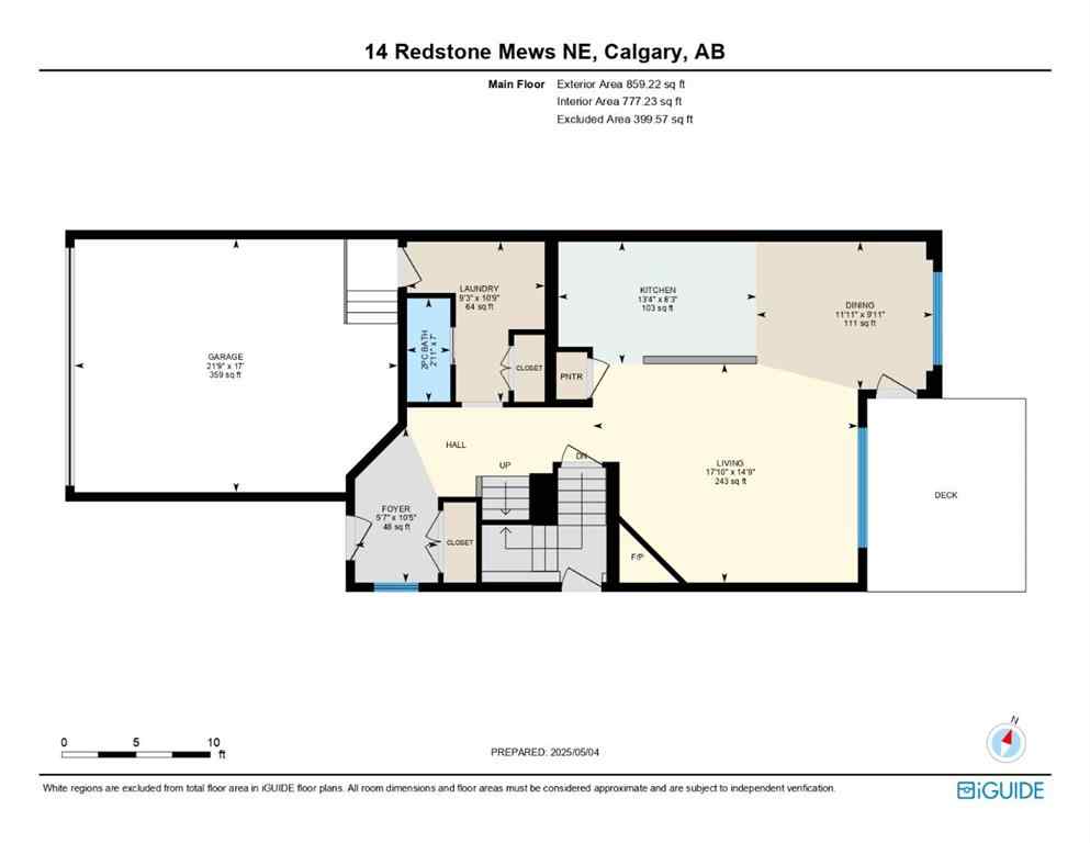 MLS® A2252139 - 14 Redstone Mews NE in Redstone Calgary, Residential