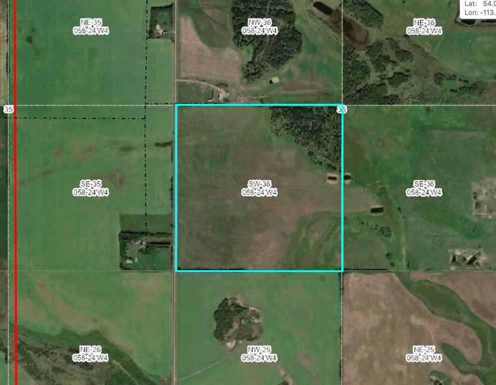 MLS® A2252165 -  Range Road 241   in NONE Rural Westlock County, Land