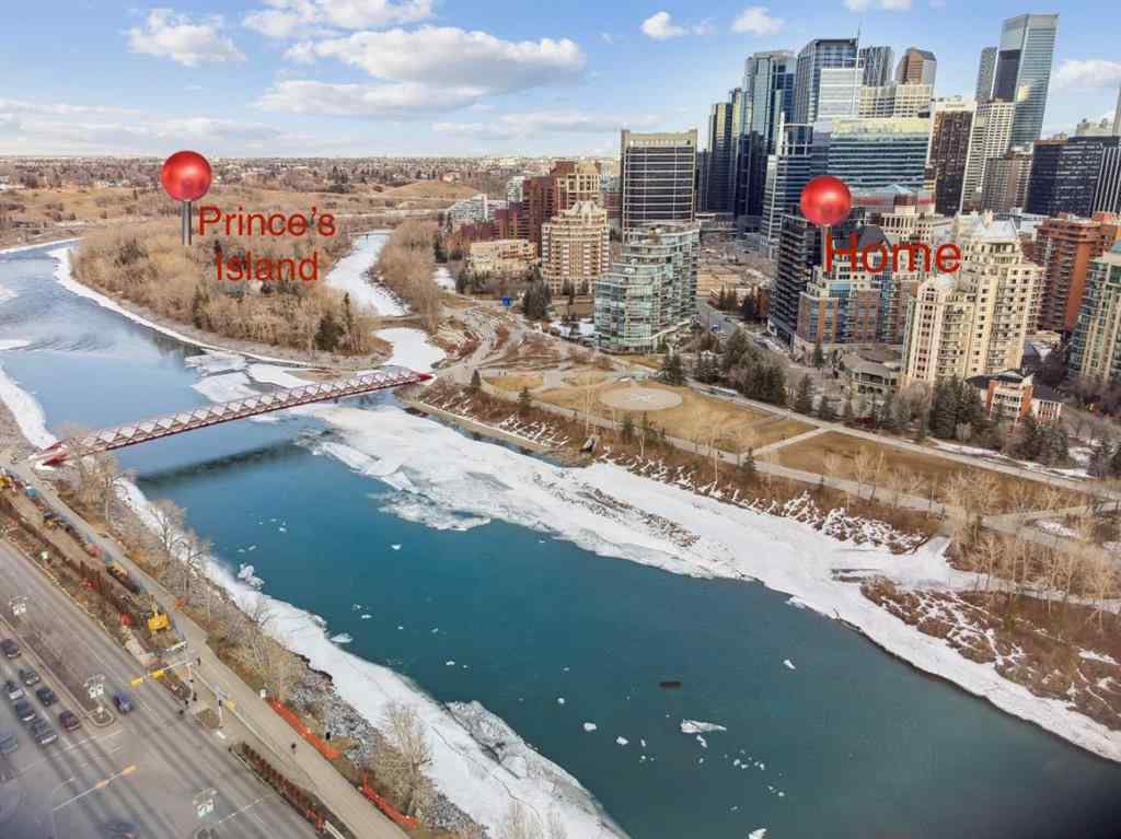 MLS® A2252211 - Unit #1101 110 7 Street SW in Eau Claire Calgary, Residential