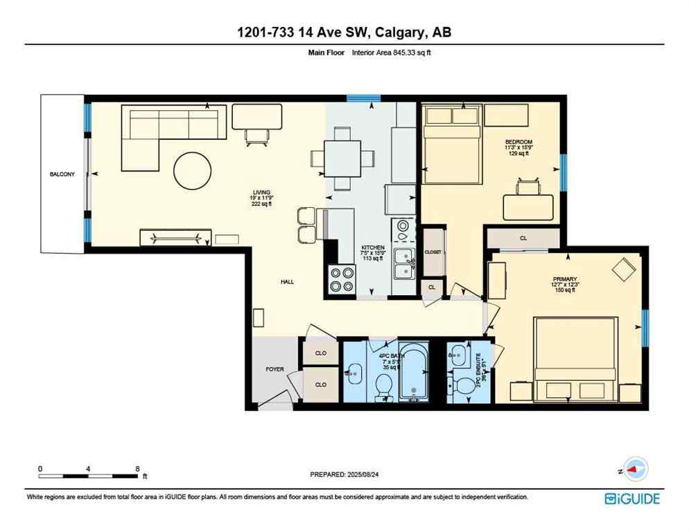 MLS® A2252283 - Unit #1201 733 14 Avenue SW in Beltline Calgary, Residential