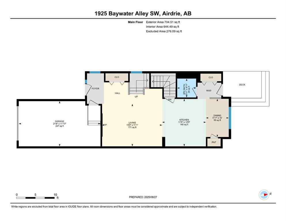 MLS® A2252303 - 1925 Baywater Alley SW in Bayside Airdrie, Residential