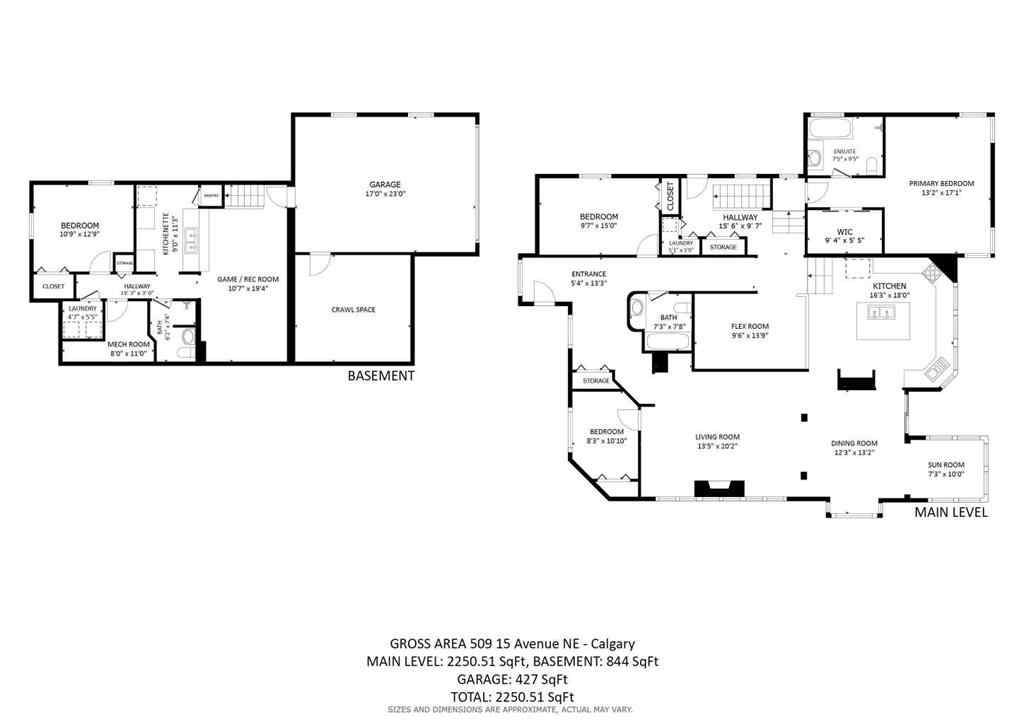 MLS® A2252307 - 509 15 Avenue NE in Renfrew Calgary, Residential