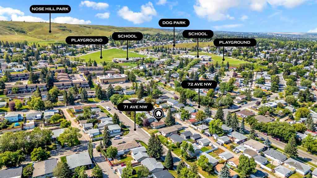MLS® A2252343 - 804 71 Avenue NW in Huntington Hills Calgary, Residential