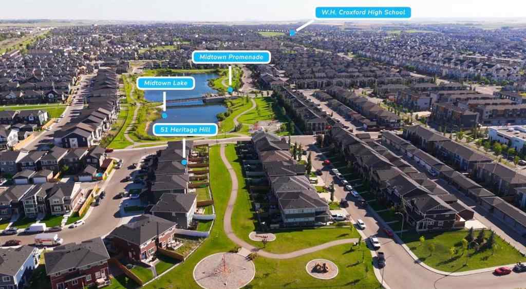 MLS® A2252362 - 128 Midtown Court SW in Midtown Airdrie, Residential