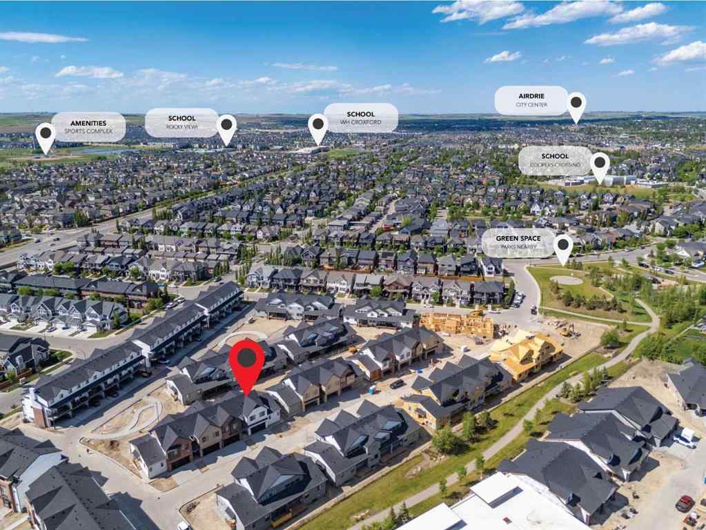 MLS® A2252415 - Unit #1004 201 Cooperswood Green SW in Coopers Crossing Airdrie, Residential