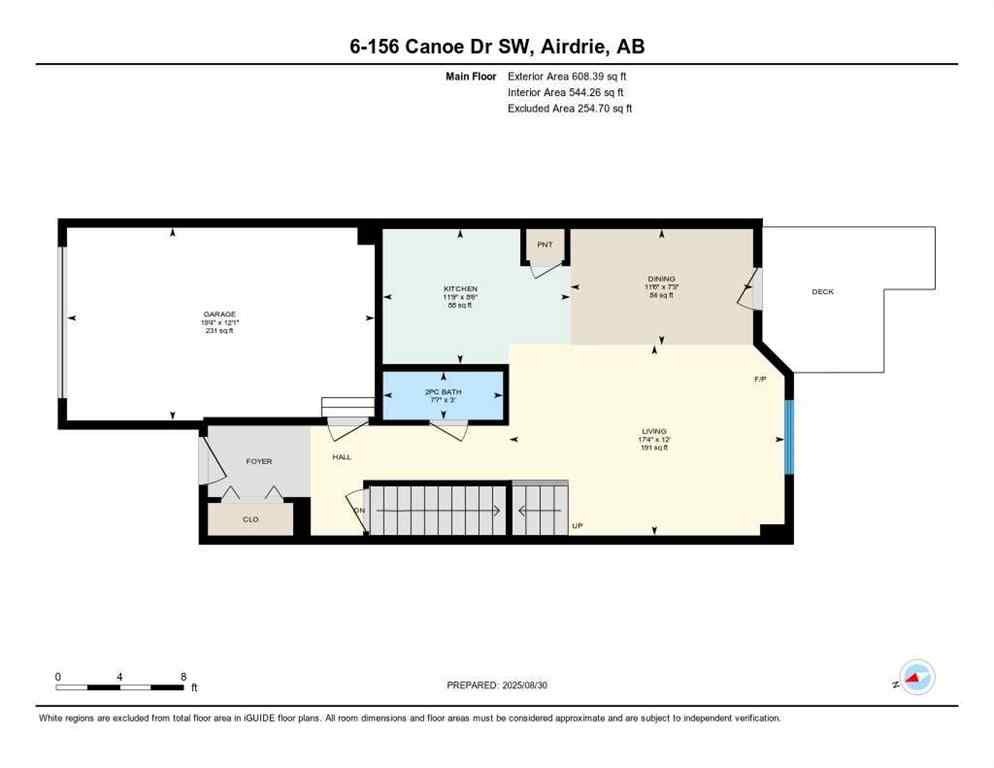 MLS® A2252548 - Unit #6 156 Canoe Drive SW in Canals Airdrie, Residential