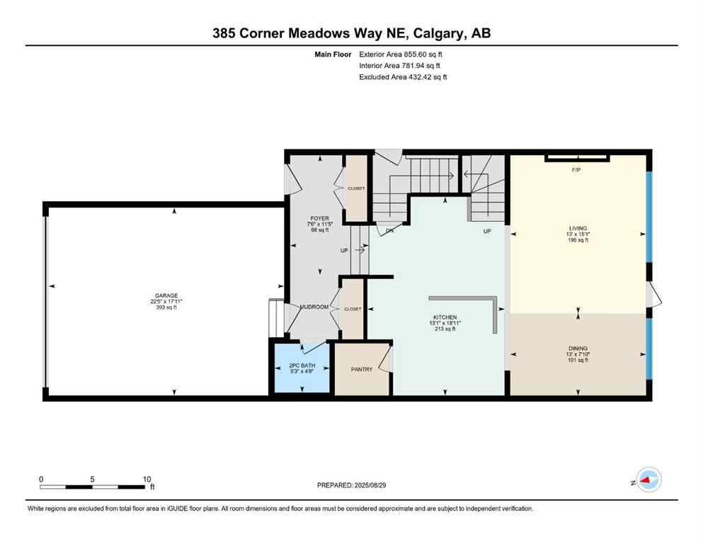 MLS® A2252621 - 385 Corner Meadows Way NE in Cornerstone Calgary, Residential