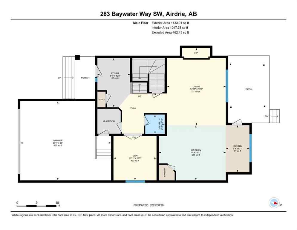 MLS® A2252673 - 283 Baywater Way SW in Bayside Airdrie, Residential