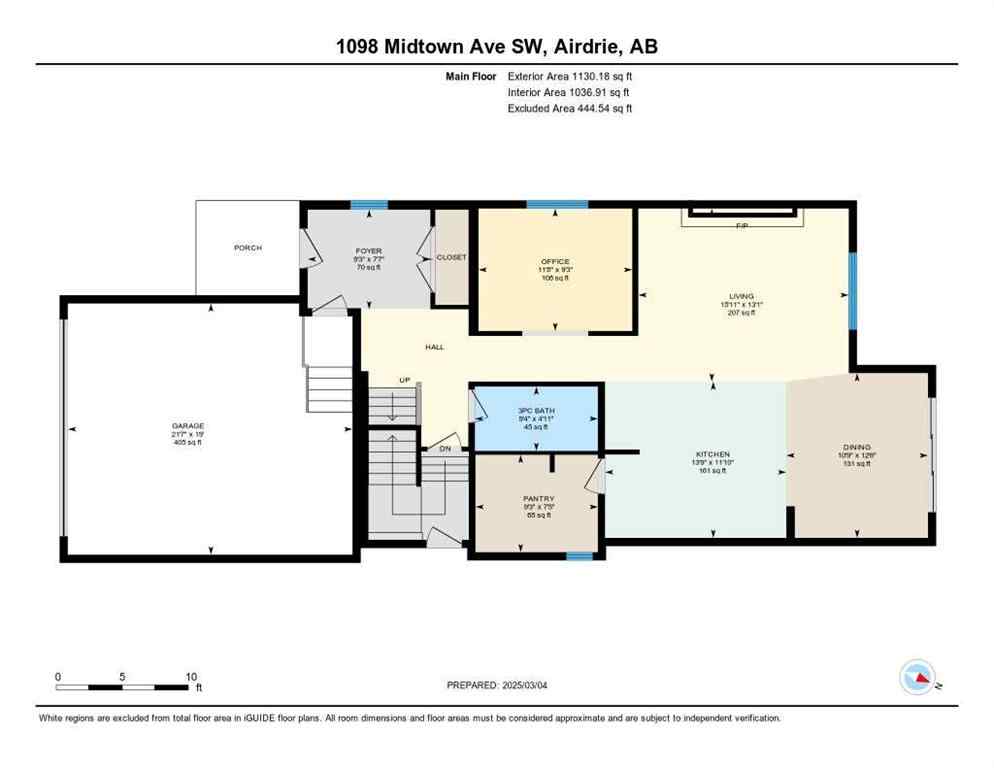 MLS® A2252701 - 1098 Midtown Avenue SW in Midtown Airdrie, Residential