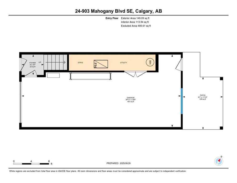 MLS® A2252802 - Unit #24 903 Mahogany Boulevard SE in Mahogany Calgary, Residential