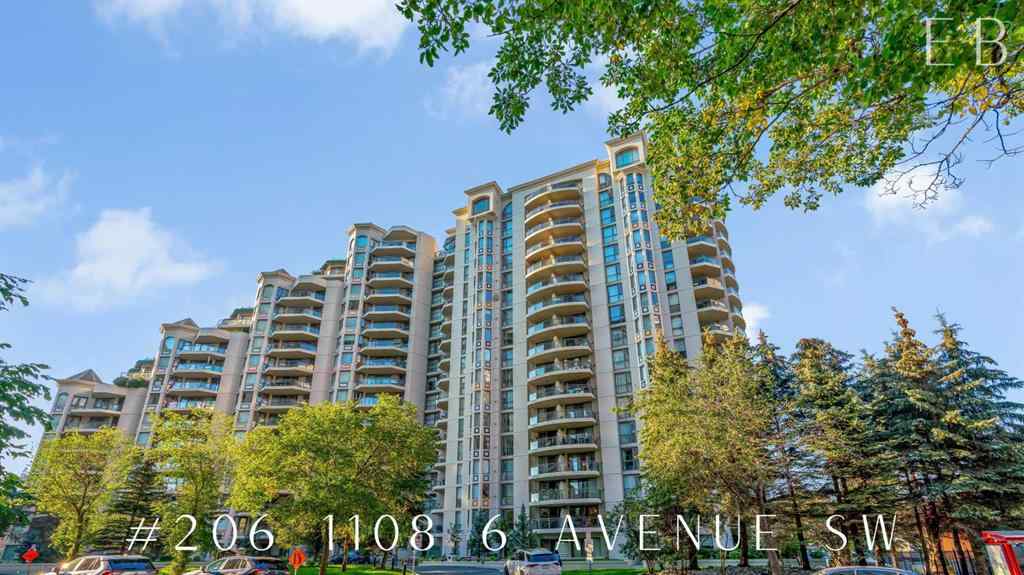MLS® A2252820 - Unit #206 1108 6 Avenue SW in Downtown West End Calgary, Residential