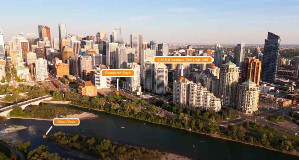 MLS® A2252820 - Unit #206 1108 6 Avenue SW in Downtown West End Calgary, Residential