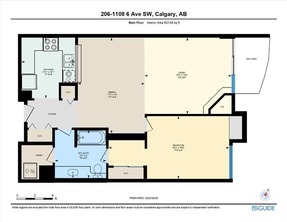 MLS® A2252820 - Unit #206 1108 6 Avenue SW in Downtown West End Calgary, Residential