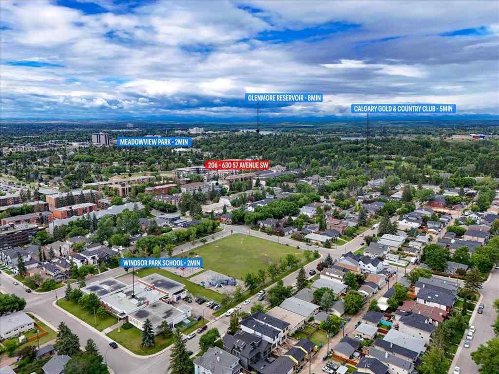 MLS® A2252859 - Unit #206 630 57 Avenue SW in Windsor Park Calgary, Residential