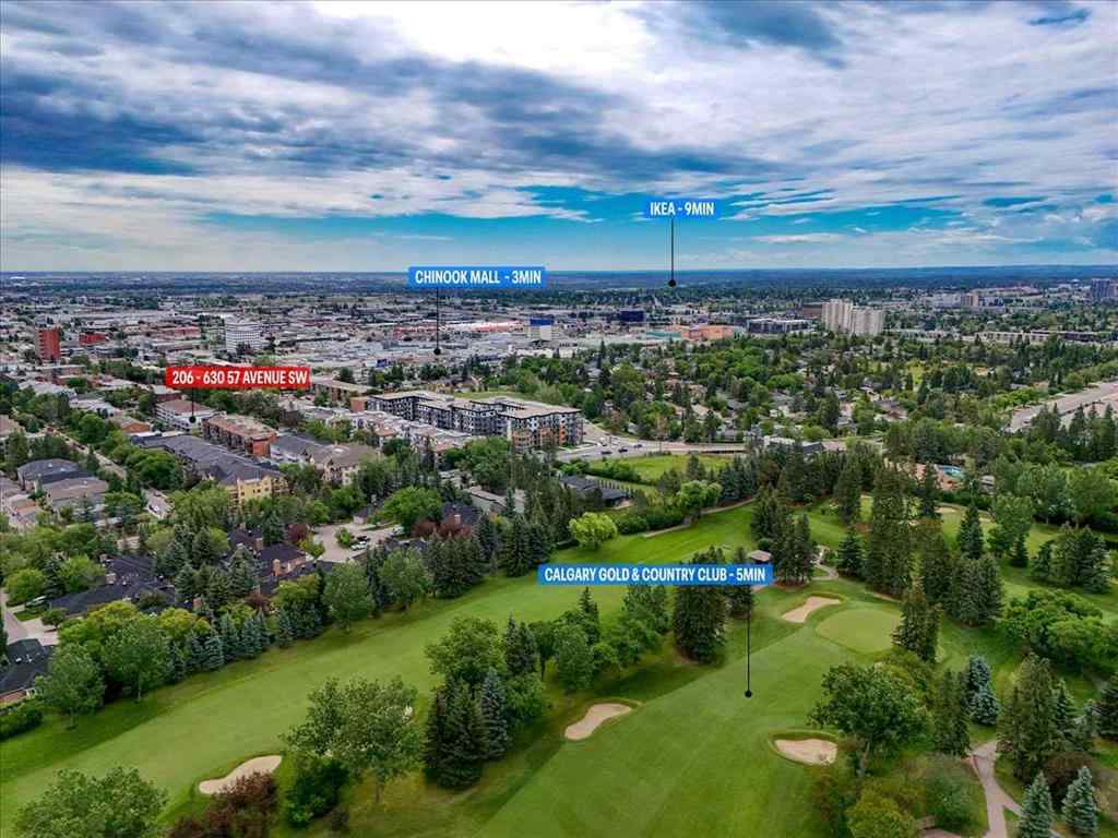 MLS® A2252859 - Unit #206 630 57 Avenue SW in Windsor Park Calgary, Residential