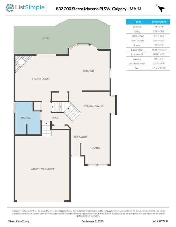 MLS® A2252905 - 832 Sierra Morena Place SW in Signal Hill Calgary, Residential