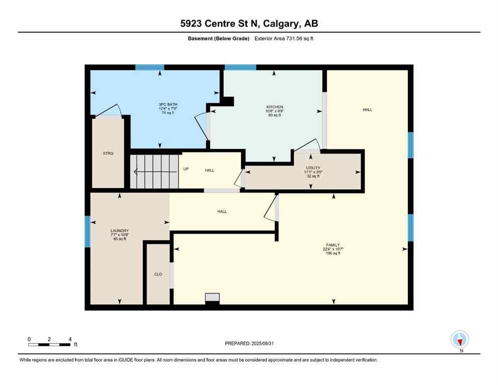MLS® A2252917 - 5923 Centre Street NW in Thorncliffe Calgary, Residential