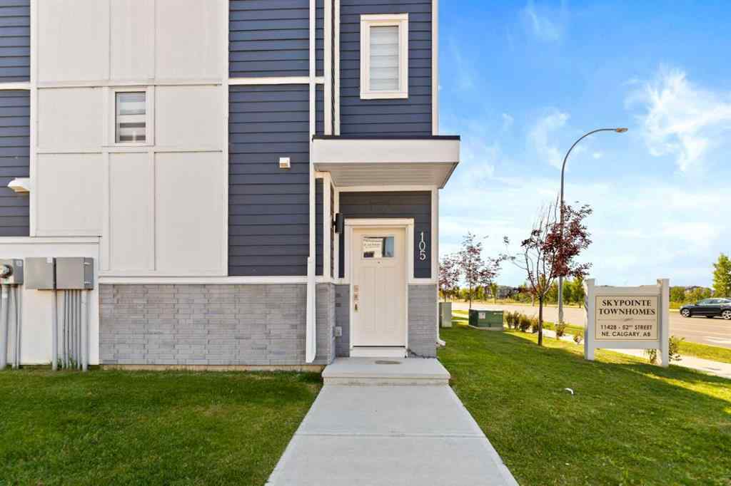 MLS® A2252959 - Unit #105 11428 52 Street NE in Skyview Ranch Calgary, Residential