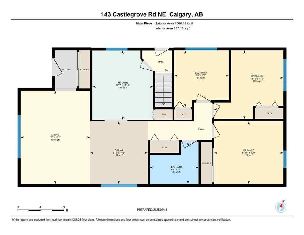 MLS® A2252966 - 143 Castlegrove Road NE in Castleridge Calgary, Residential