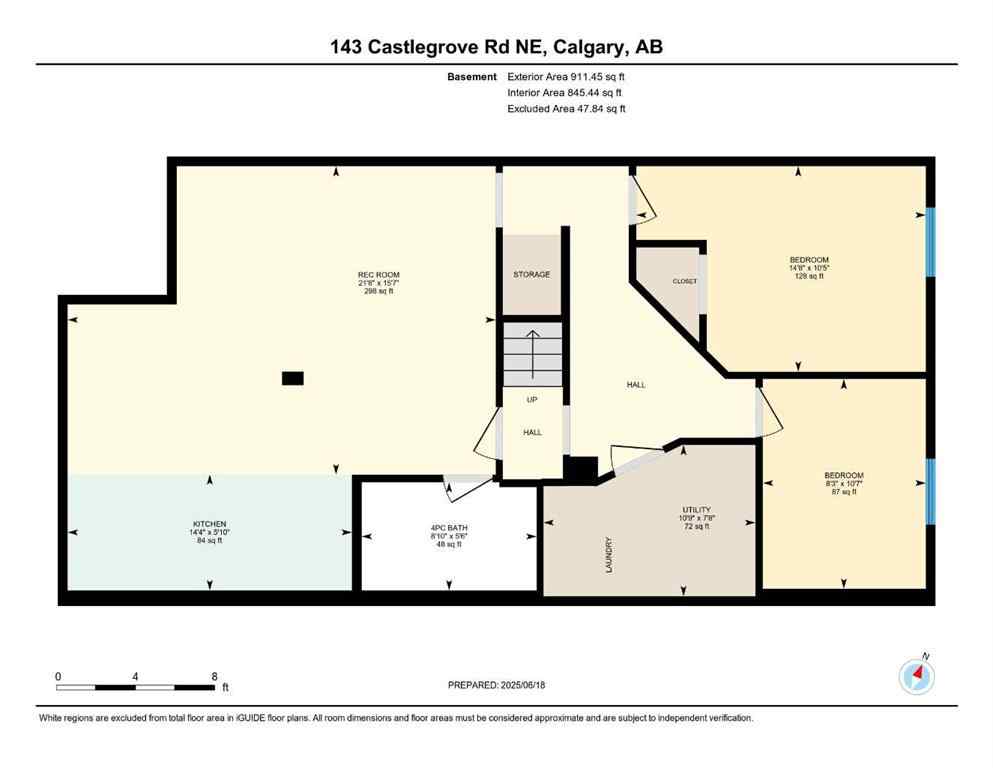 MLS® A2252966 - 143 Castlegrove Road NE in Castleridge Calgary, Residential