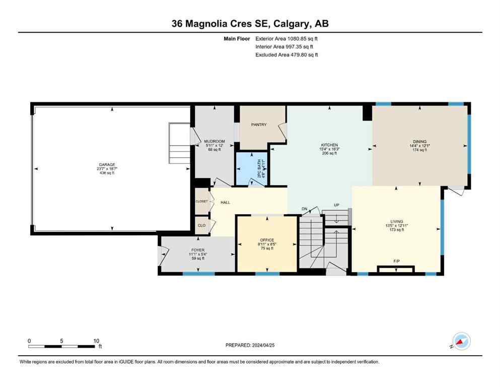 MLS® A2253047 - 36 Magnolia Crescent SE in Mahogany Calgary, Residential