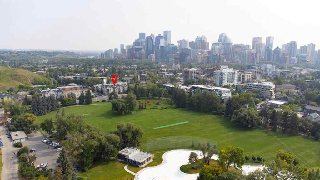 MLS® A2253110 - Unit #207 630 10 Street NW in Sunnyside Calgary, Residential