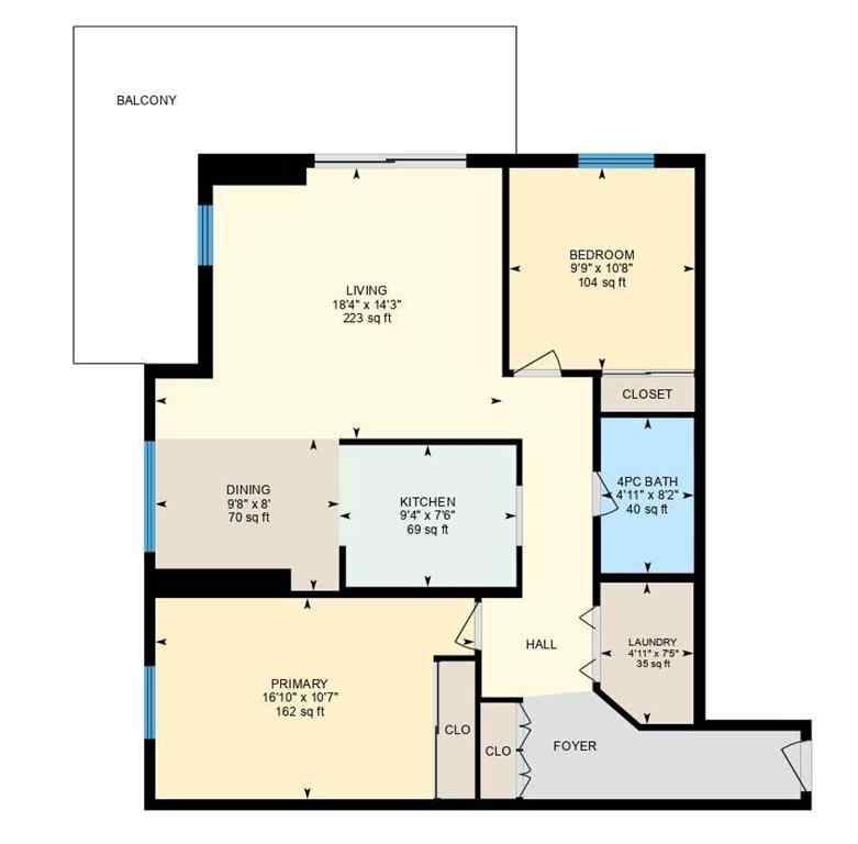 MLS® A2253195 - Unit #1009 9800 Horton Road SW in Haysboro Calgary, Residential