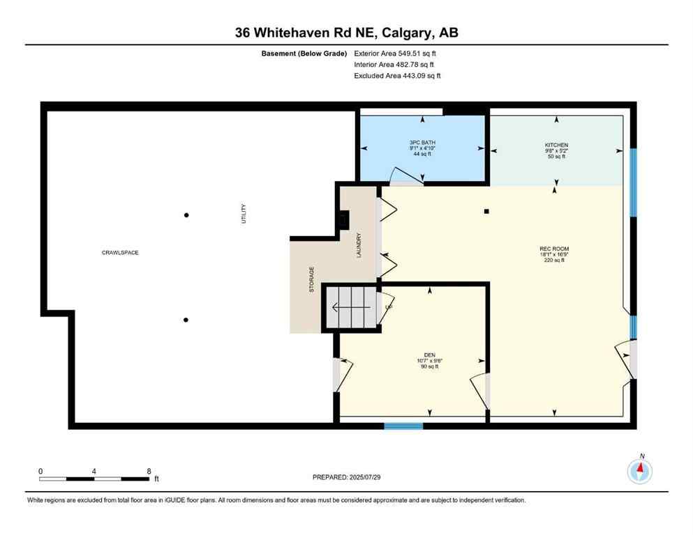 MLS® A2253219 - 36 Whitehaven Road NE in Whitehorn Calgary, Residential