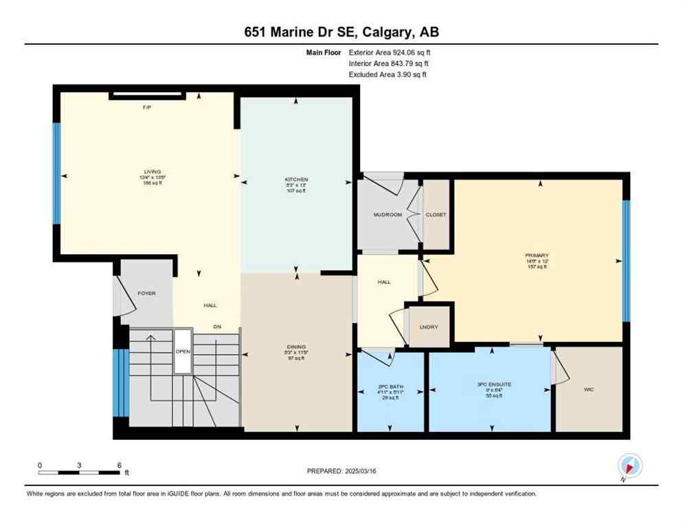 MLS® A2253256 - 651 Marine Drive SE in Mahogany Calgary, Residential