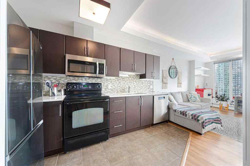 MLS® A2253287 - Unit #1414 1053 10 Street SW in Beltline Calgary, Residential