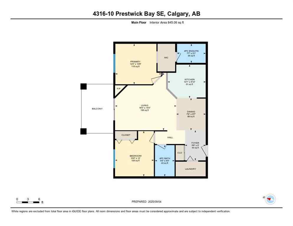 MLS® A2253316 - Unit #4316 10 Prestwick Bay SE in McKenzie Towne Calgary, Residential