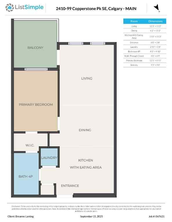 MLS® A2253346 - Unit #2410 99 Copperstone Park SE in Copperfield Calgary, Residential