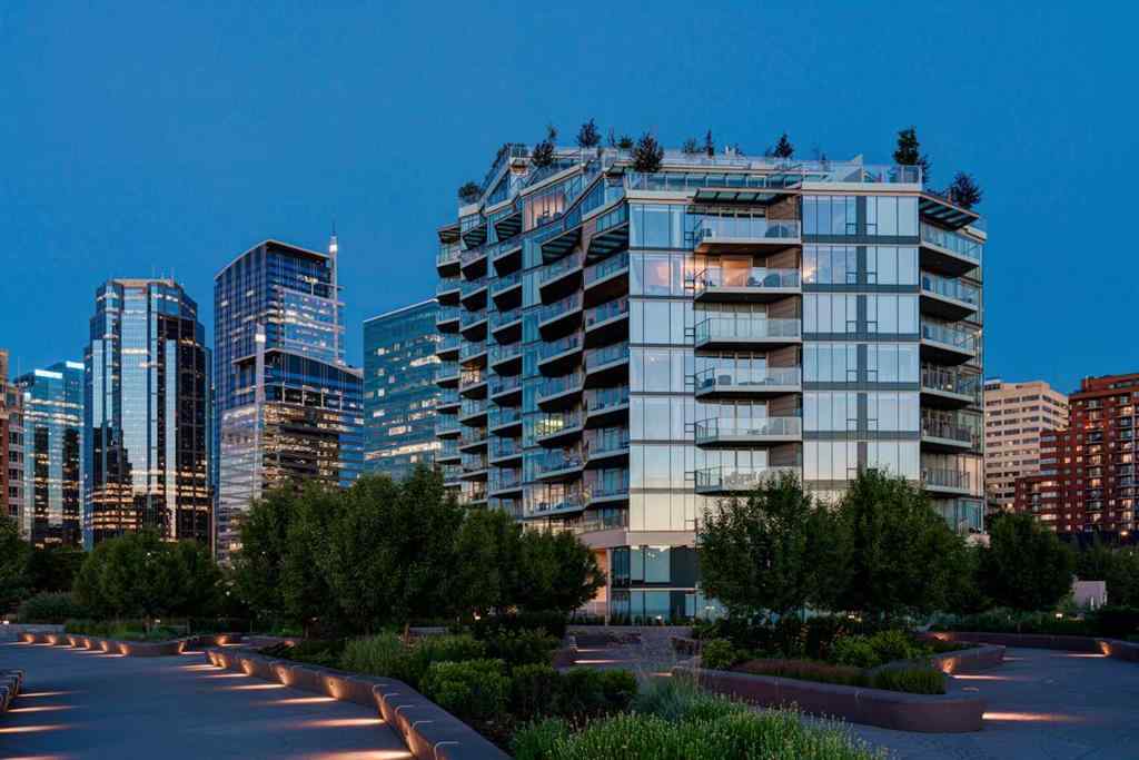 MLS® A2253355 - Unit #802 738 1 Avenue SW in Eau Claire Calgary, Residential