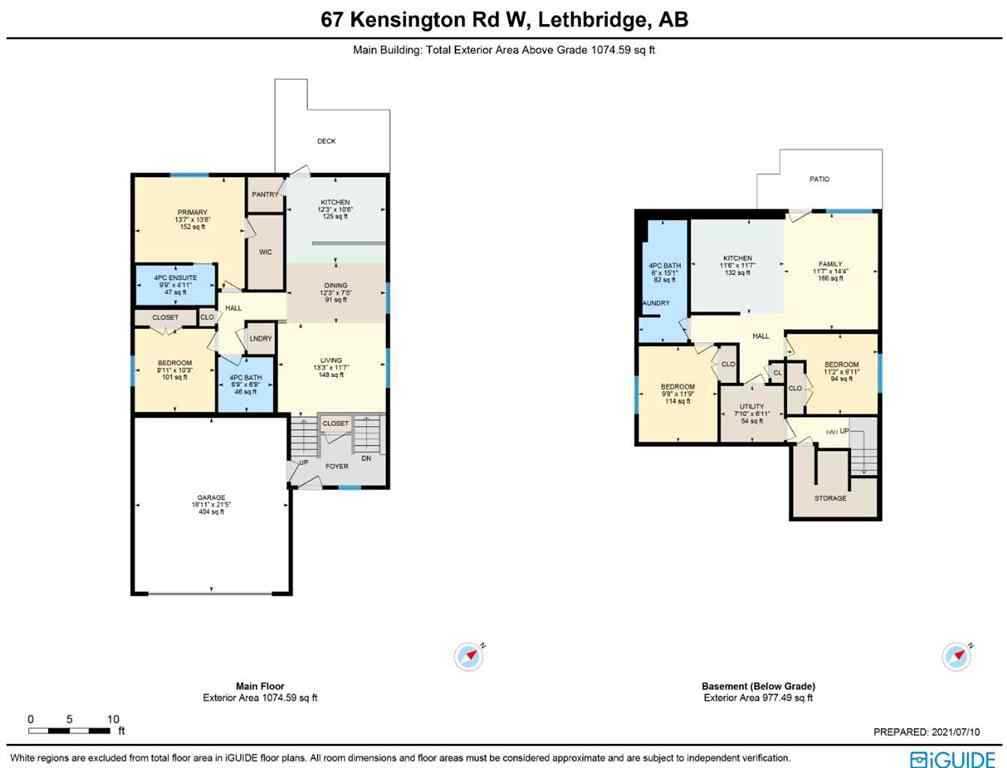 MLS® A2253365 - 67 Kensington Road W in NONE Lethbridge, Residential