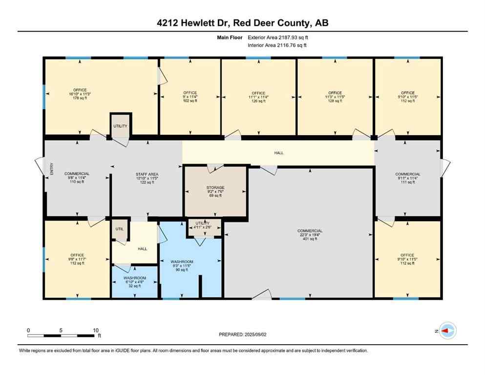 MLS® A2253366 - 4212 Hewlett Drive  in Blindman Industrial Park Rural Red Deer County, Commercial