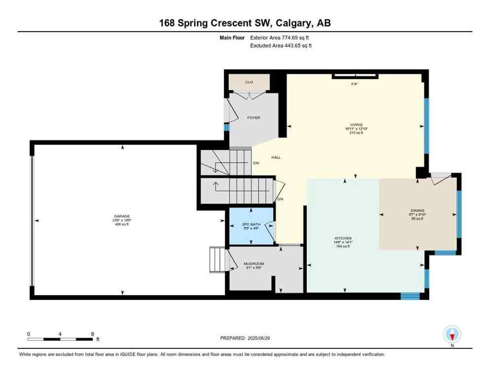 MLS® A2253393 - 168 Spring Crescent SW in Springbank Hill Calgary, Residential