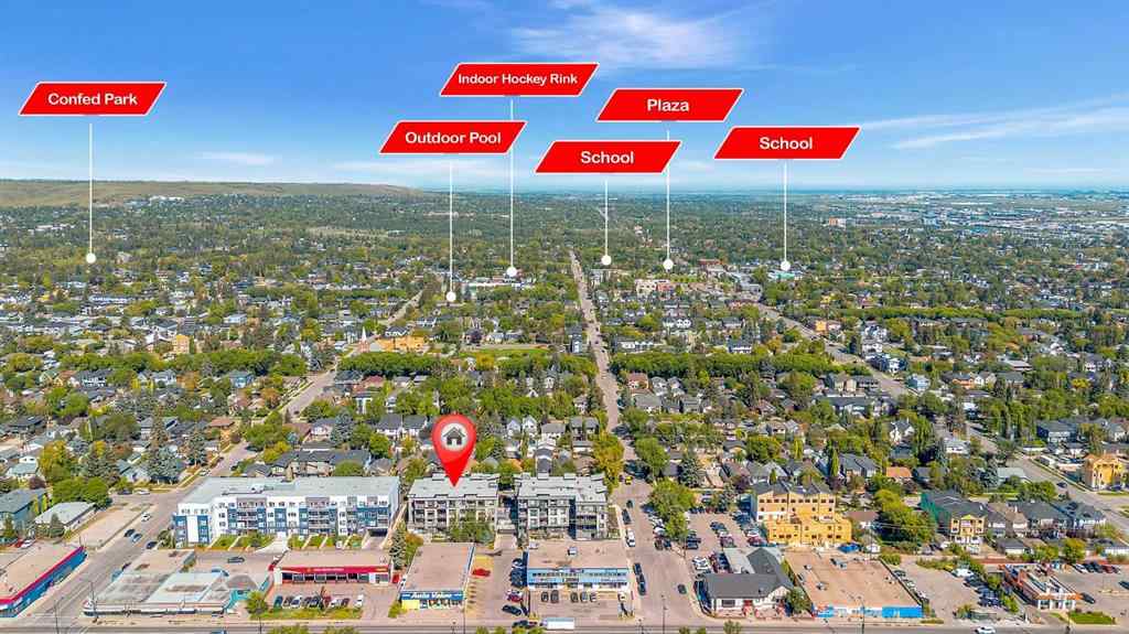 MLS® A2253428 - Unit #205 607 17 Avenue NW in Mount Pleasant Calgary, Residential